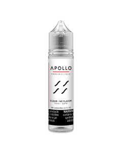 Apollo Clear (No Flavor) Max VG 60mL E-Liquid