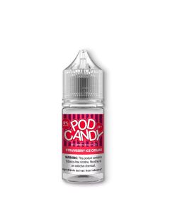 Pod Candy Salt Nicotine Strawberry Ice Cream 30mL E-Liquid