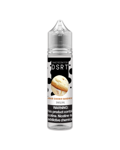 DSRT Vanilla Bean Ice Cream Sugar Cookie Sandwich Max VG 60mL E-Liquid